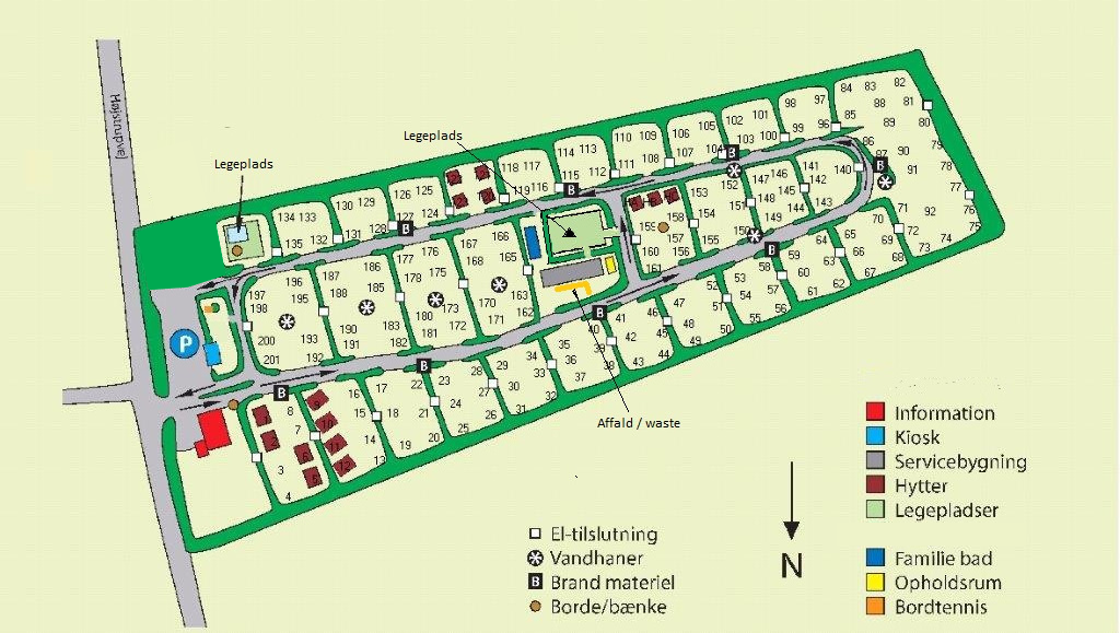 Feriebyens Camping i Rødvig | Camping tæt på strand, skov og klint | Naturskønne omgivelser og dyb ro